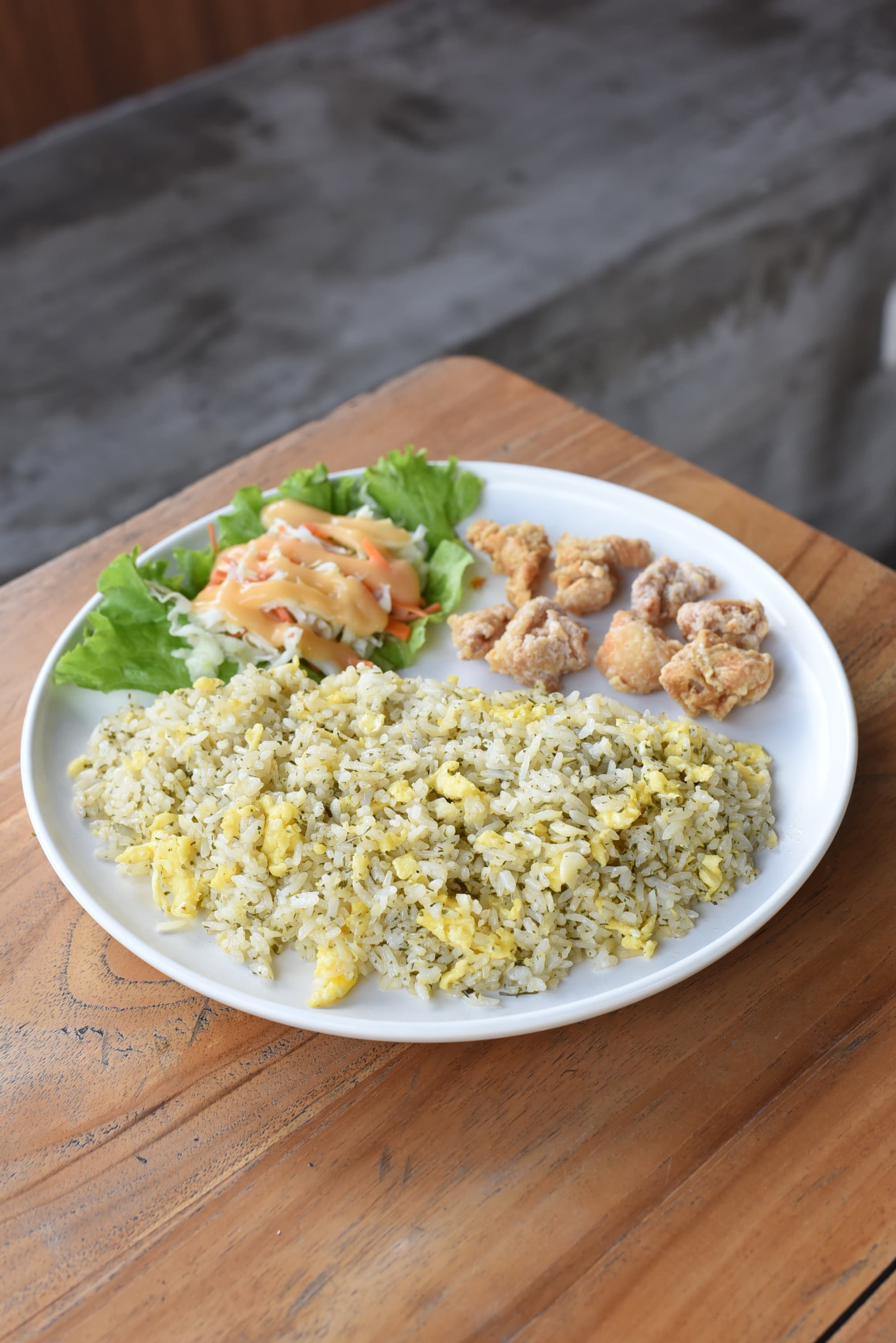 Karage Garlic Butter Rice